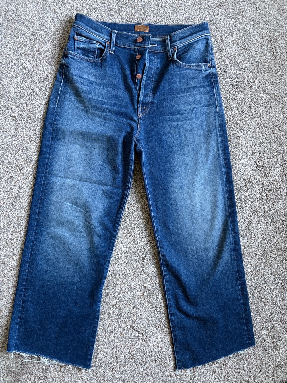 MOTHER denim cropped size 29 the Rambler Ankle like new